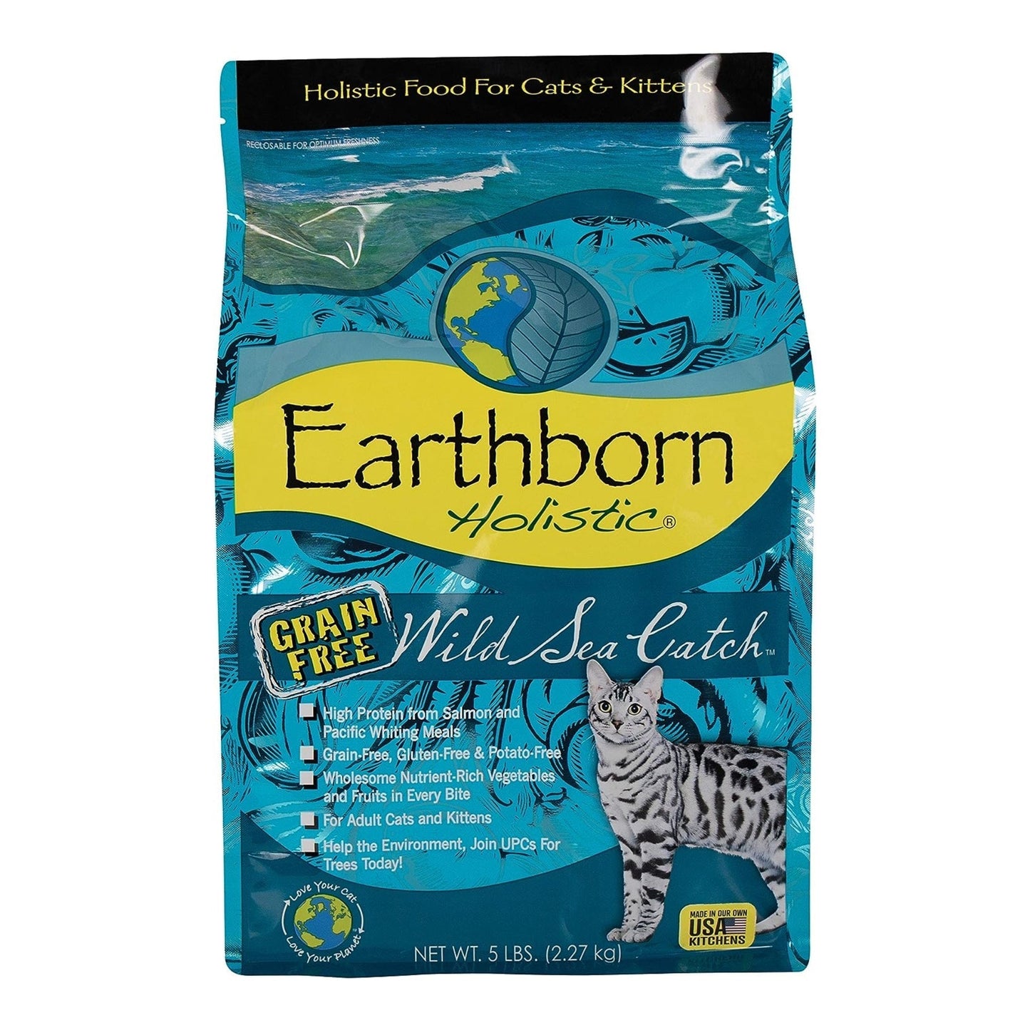Earthborn Dry Kibble Wild Sea 5Lb