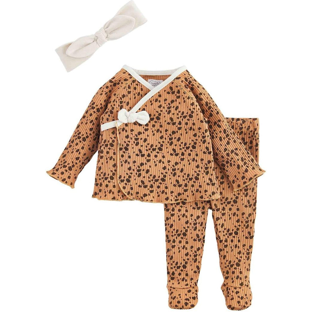 Mud Pie Spotted Fawn Three-Piece Set