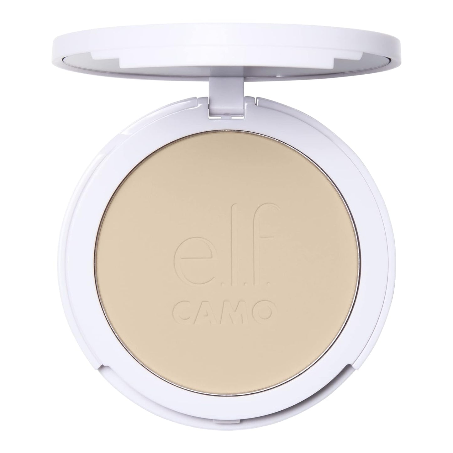 e.l.f. Camo Powder Foundation, Lightweight, Primer-Infused Buildable & Long-Lasting Medium-to-Full Coverage Foundation, Fair 120 N