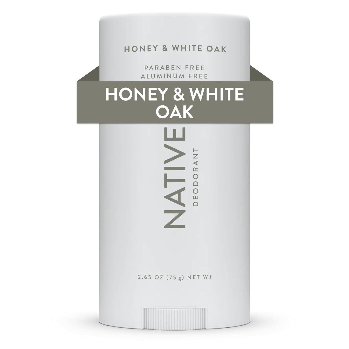 Native Deodorant | Natural Deodorant for Women and Men, 72 Hour Odor Control Aluminum Free with Baking Soda, Coconut Oil and Shea Butter | Honey & White Oak