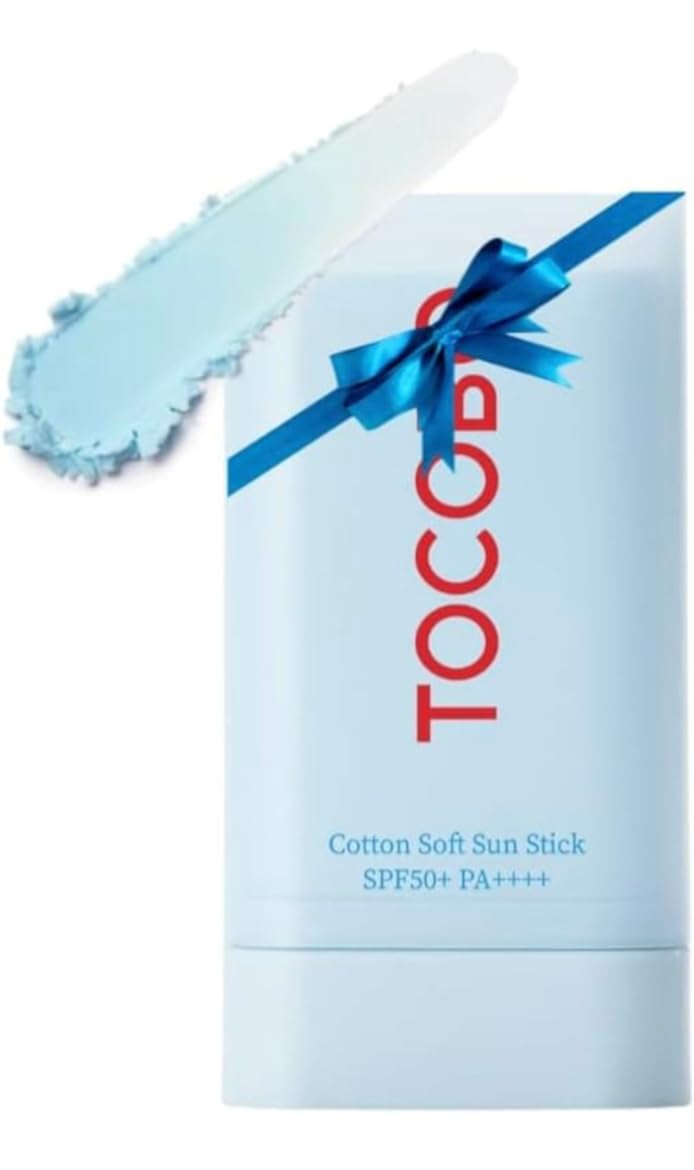 Cotton Soft Sun Stick SPF50+ PA++ - No White Cast- Lightweight Sunscreen Stick for Face - Hydrating Formula -Korean Skincare -Korean Sunscreen - Non-Greasy 1.69 Fl Oz