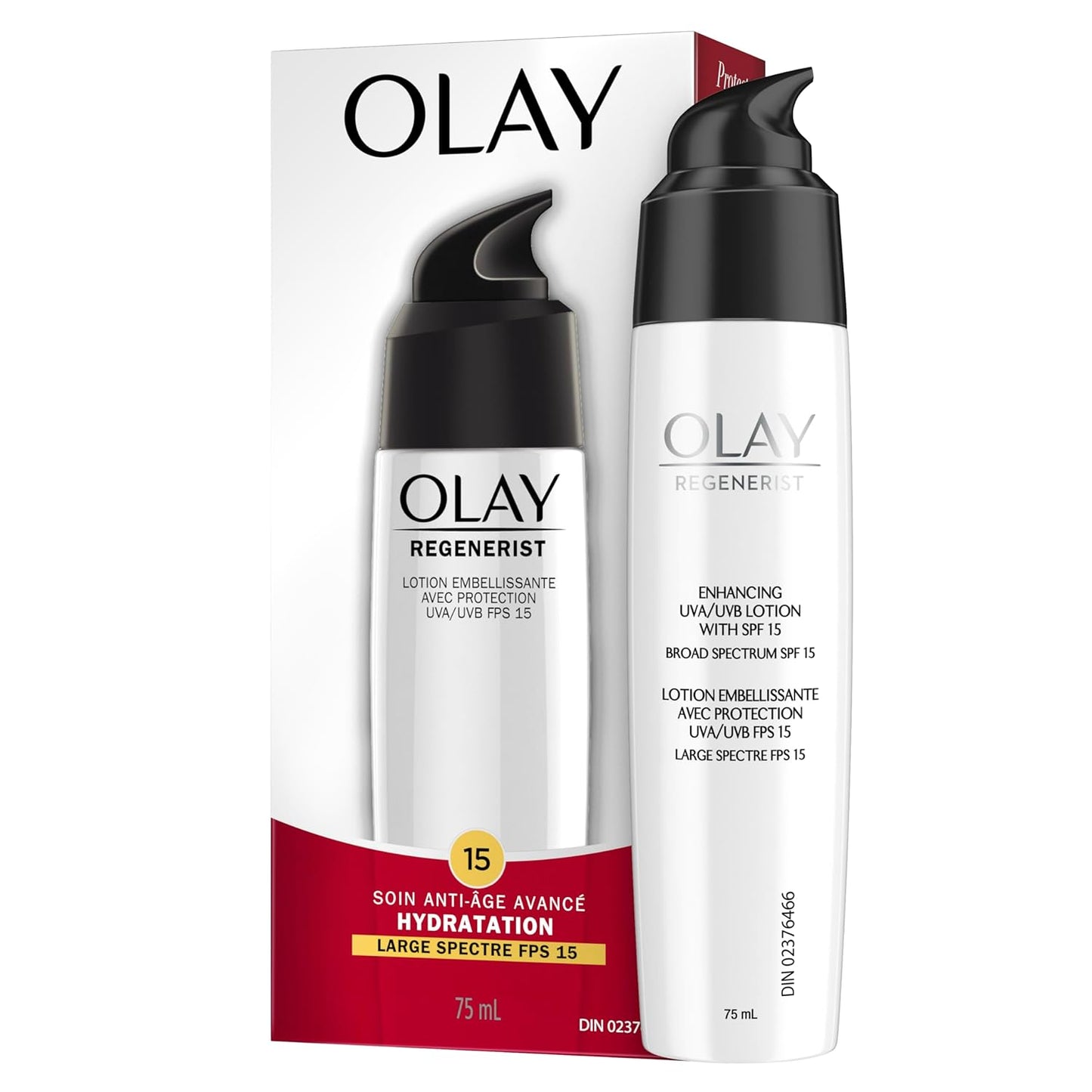 Olay Regenerist Regenerating Face Lotion with Sunscreen SPF 15 Broad Spectrum, No Scent, 2.5 fl oz