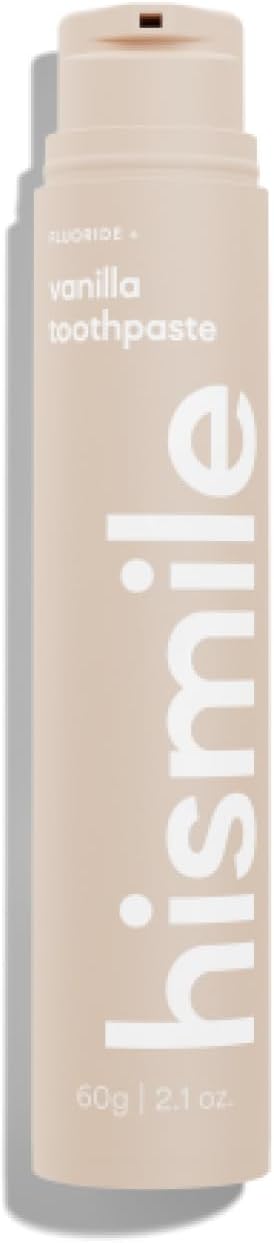 Hismile Vanilla Flavoured Toothpaste | Flavoured Toothpaste | Hismile Toothpaste | Fluoride Toothpaste | Vanilla Flavour