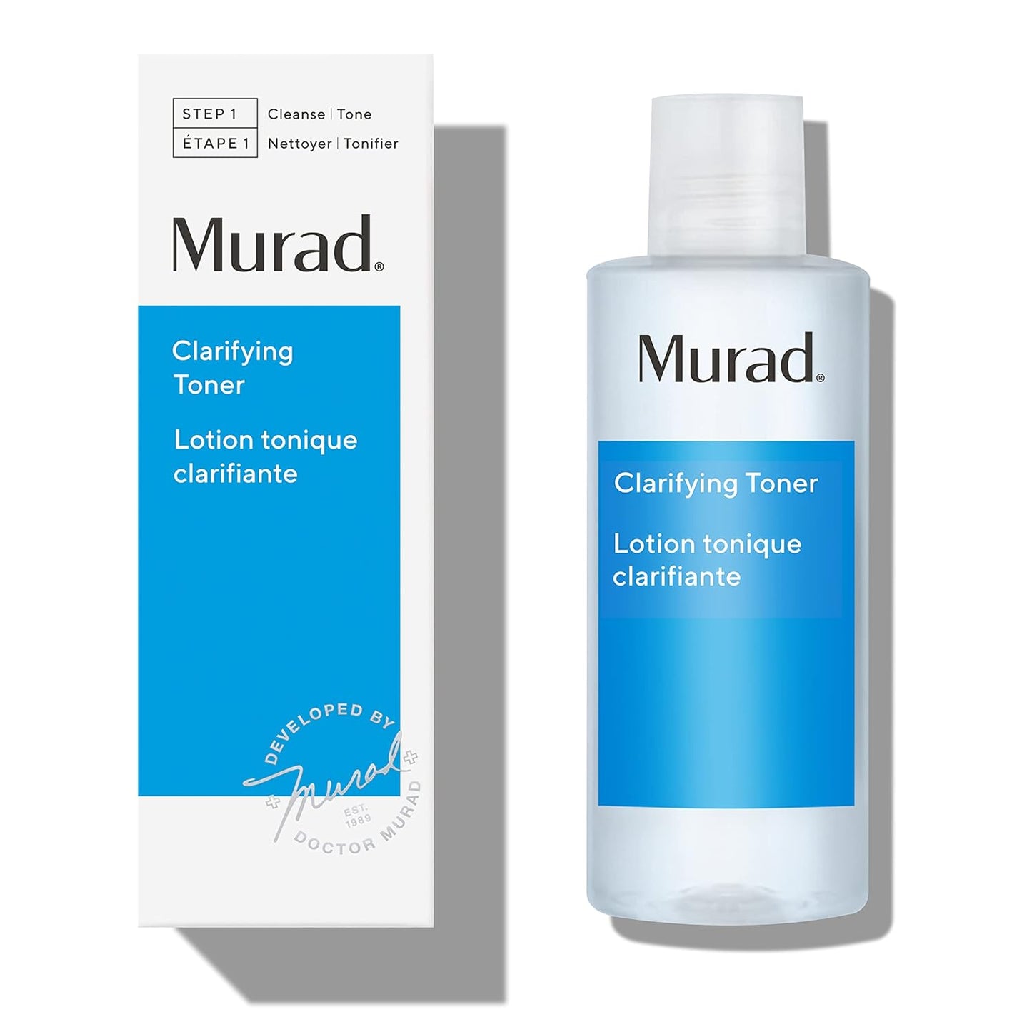 Murad Clarifying Toner - Cleansing Facial Treatment Removes Excess Oil and Impurities Ð Witch Hazel, Grape Seed Extract and Vitamin E Skin Toner, 6 Fl Oz