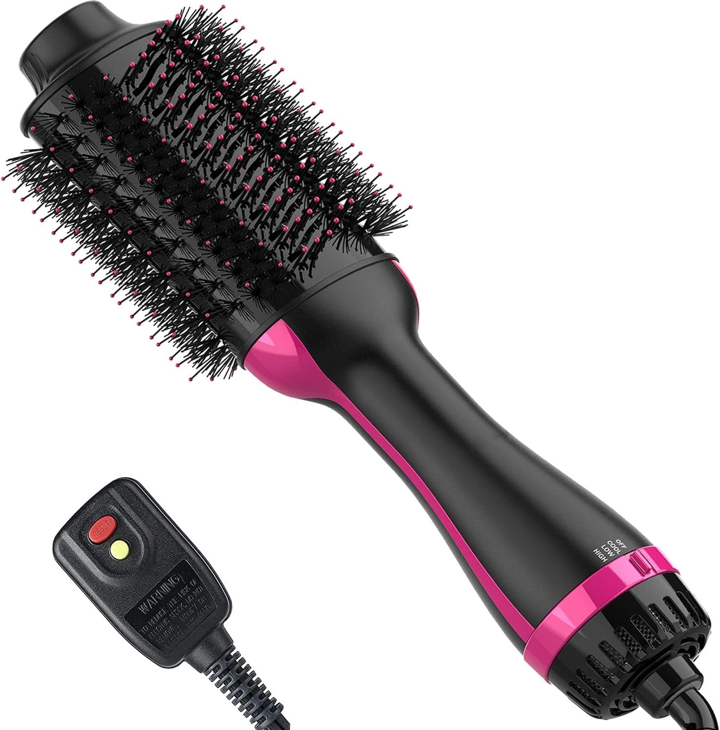Hair Dryer Brush Blow Dryer Brush in One, Dimecano 4 in 1 One Step Hair Dryer and Styler Volumizer, Professional Hot Air Brush with Negative Ion Anti-frizz Blowout for Drying, Straightening, Salon