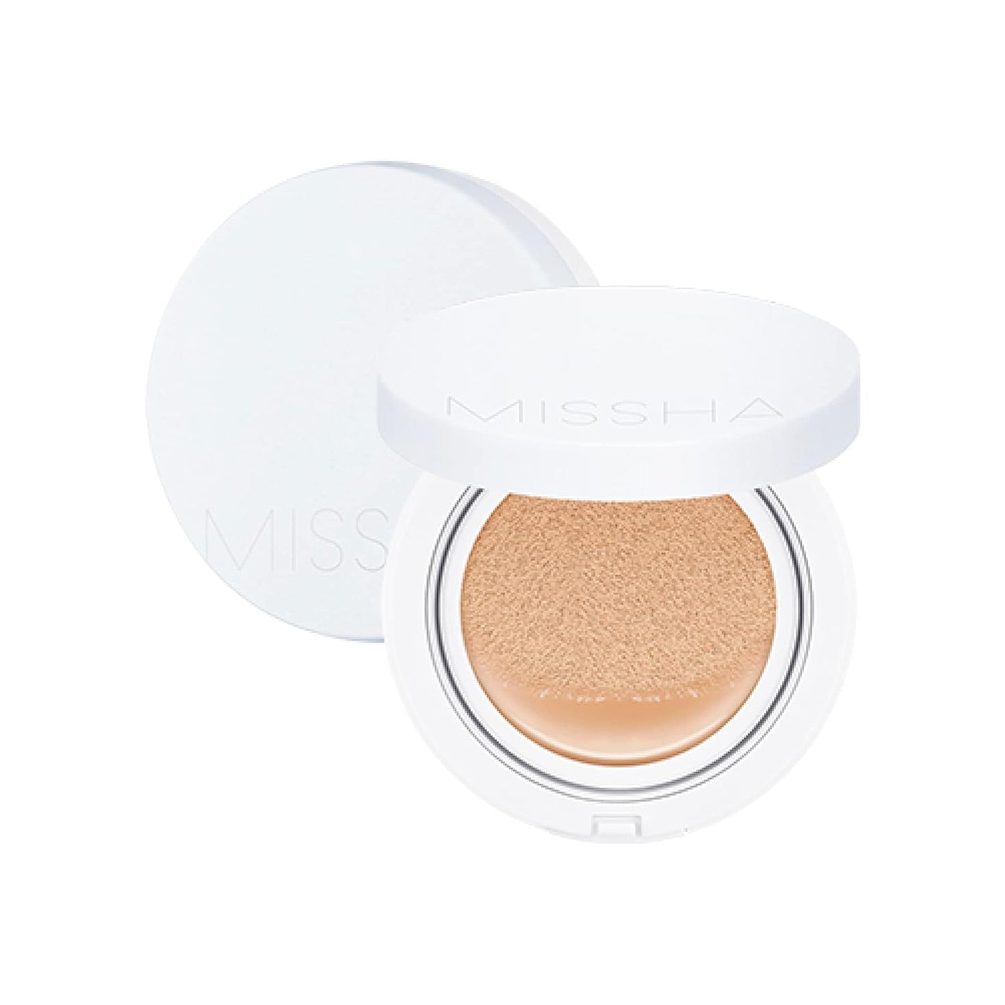 MISSHA Magic Cushion Moist Up No.21 Light Beige for bright skin I Valentines Day Gifts I Long-lasting, high coverage, hydrating cushion foundation