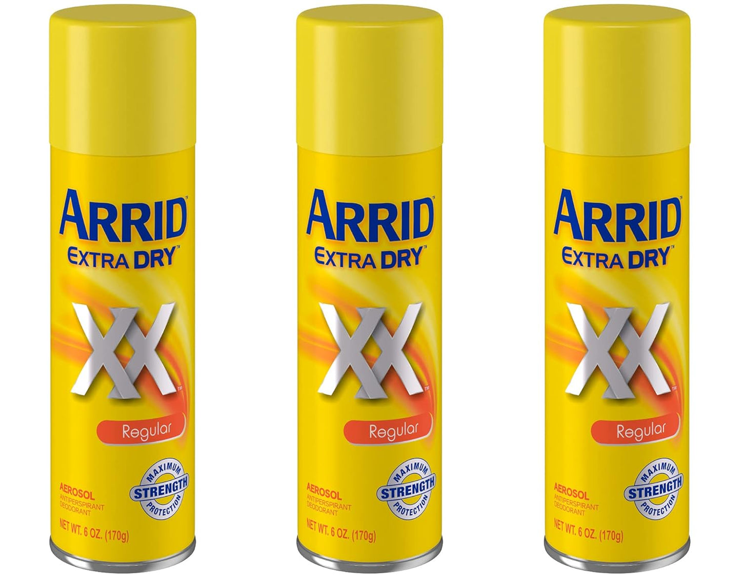 Arrid Arrid Extra Dry Antiperspirant Deodorant Spray Regular (Pack of 3)