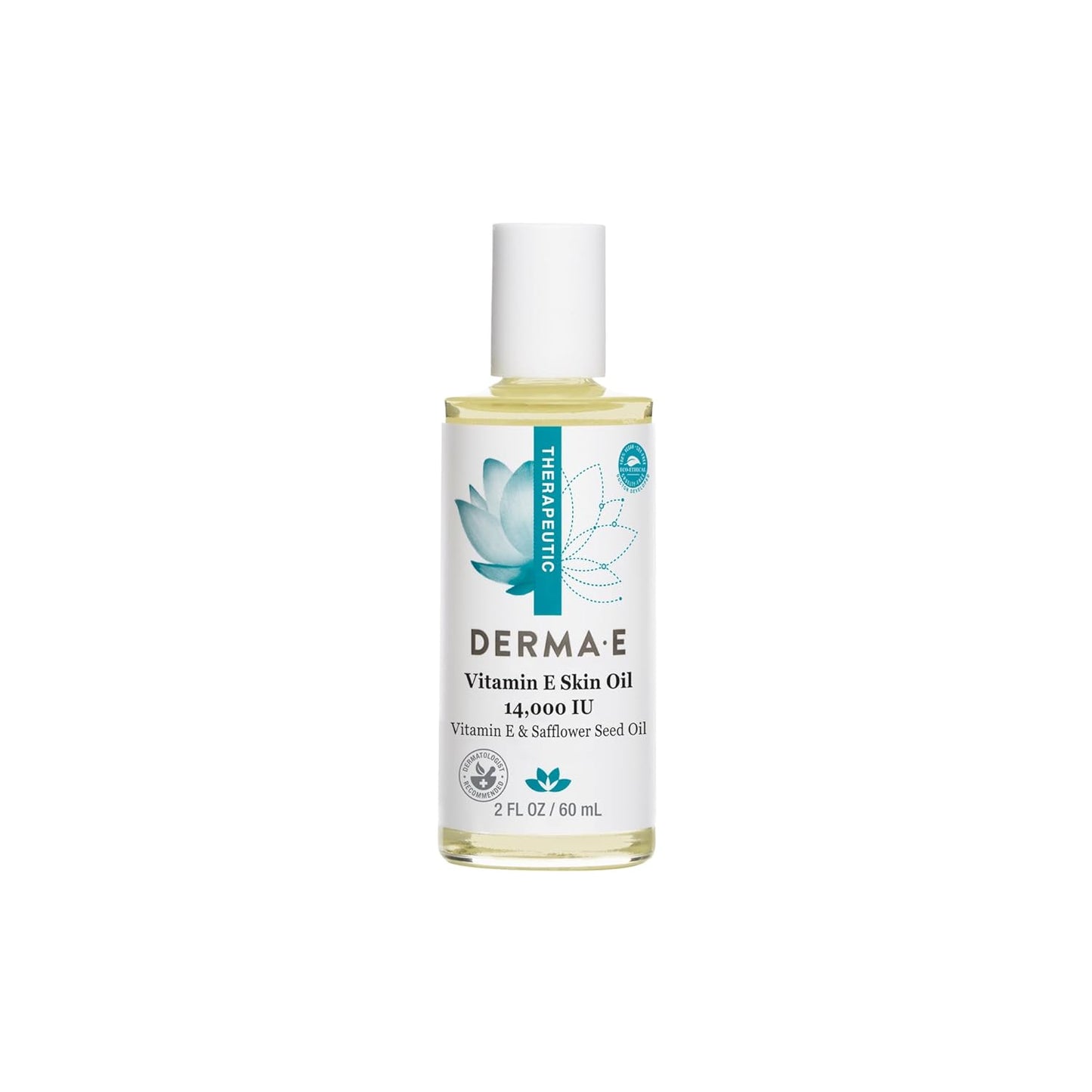 DERMA-E Vitamin E Skin Oil - 14,000 IU Face Oil with Safflower Oil Ð Hypoallergenic, Fragrance Free Facial Skin Care - Nourishes and Conditions, 2 fl oz