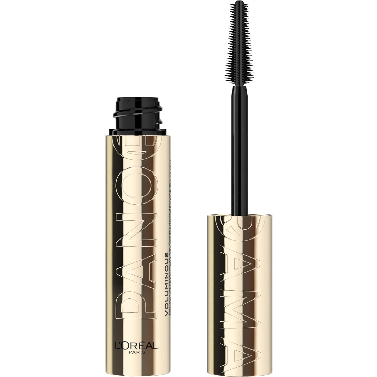 LÕOrŽal Paris Voluminous Panorama Mascara, Volumizing and Lengthening Mascara, Waterproof Longwear and Smudge Resistant Make Up, Black, 0.33 Fl Oz