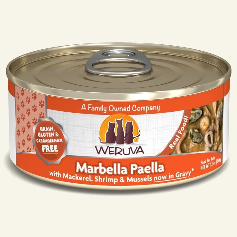 Marbella Paella with Mackerel; Shrimp and Mussels in Gravy (5.5 oz Can)