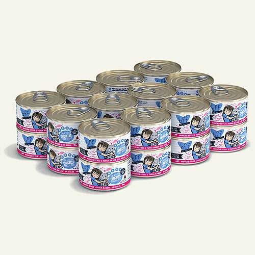 BFF Cat Tuna and Chicken Chuckles Dinner in Gele 3oz, (Case Of 24)