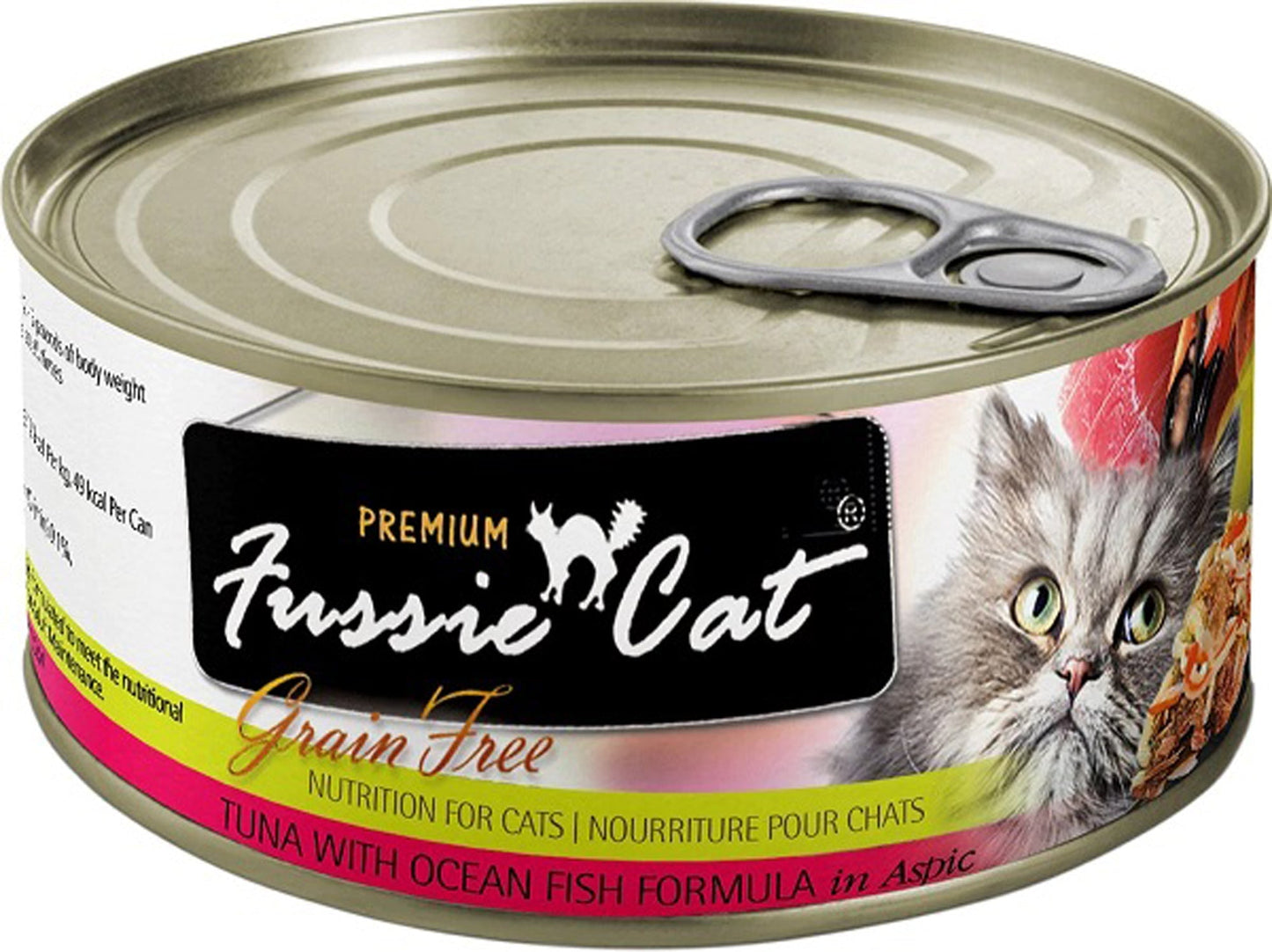 Fussie Cat Premium Tuna Ocean Fish In Aspic 2.82oz/24 Can