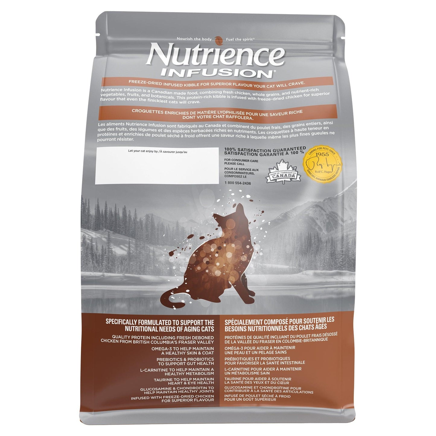Nutrience Infusion Cat Food Healthy Senior Chicken Recipe