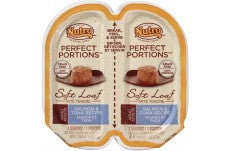 Nutro Products Grain Free Perfect Portions Soft Loaf Salmon and Tuna Cat Wet Food 24Ea-2.65 Oz; 24 Pk