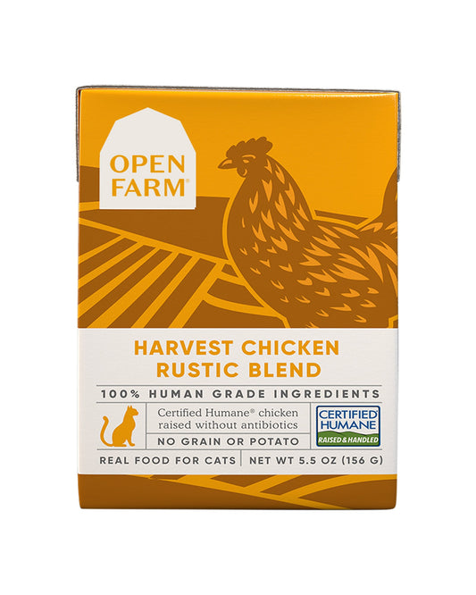 Harvest Chicken Rustic Blend Wet Cat Food - Case of 12