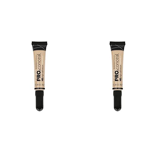 L.A. Girl Pro Conceal HD Concealer, Classic Ivory, 0.28 Ounce (Pack of 2)