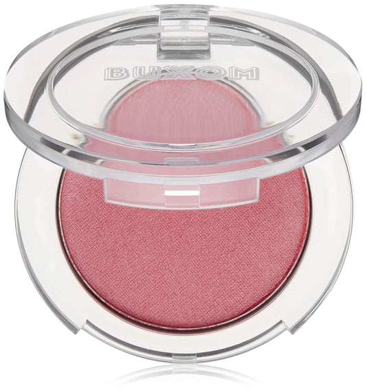 Buxom Wanderlust Primer Infused Blush - Powder Blush Face Makeup - Highly Pigmented - Hydrating Hyaluronic Acid Formula