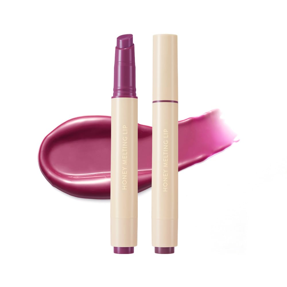 Nature Republic HONEY MELTING LIP 6-10 (09 GRAPE) K-BEAUTY, Lip Plumper, Tint, Balm, Korean, Lip GlossCute, Glow