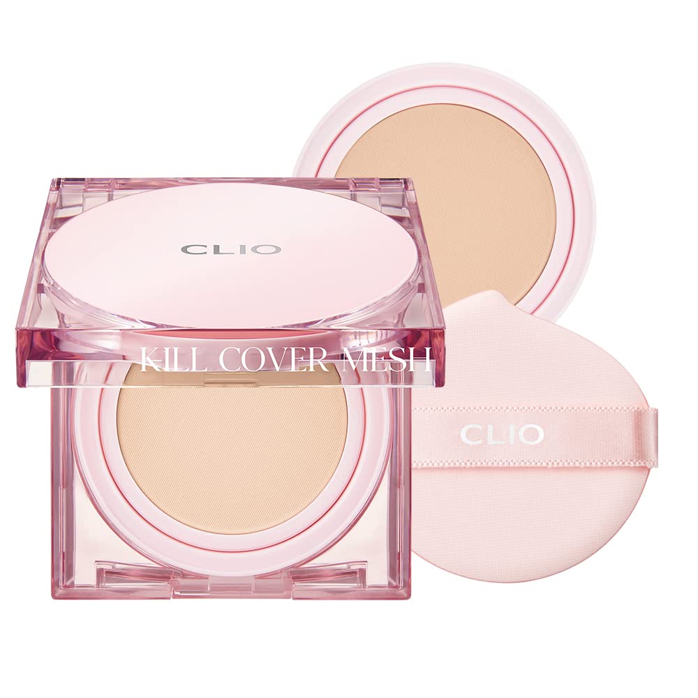 CLIO Kill Cover Mesh Glow Cushion Refill Included (15g*2, 3 LINEN)