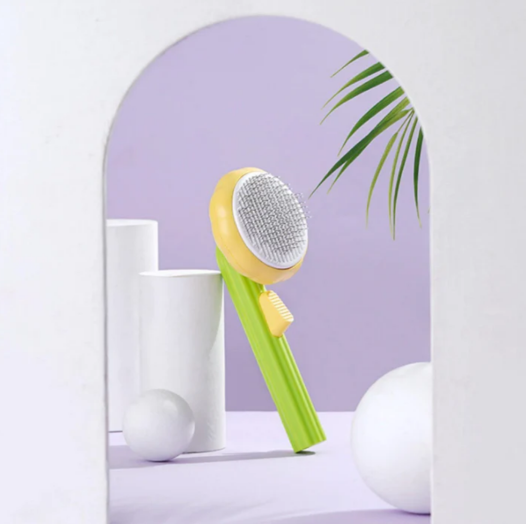 Zeze Sunflower Style Brush Cleans Pet Hair Convenient Durable High Quality NEW