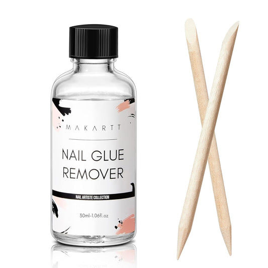Makartt Nail Glue Remover 30ML 1 PC Glue off for Press on Nails-Easy Apply Easy Remove Quick Glue Remover,Non-Acetone Nail Polish Remover_ Not for Gel-base Glue or Gel Nail Polish