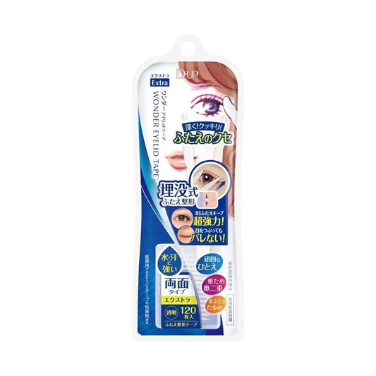 D-UP Wonder Eyelid Tape Extra 120 Pieces from Japan, Japanese Double Eyelid Tapes for Eyes Makeup