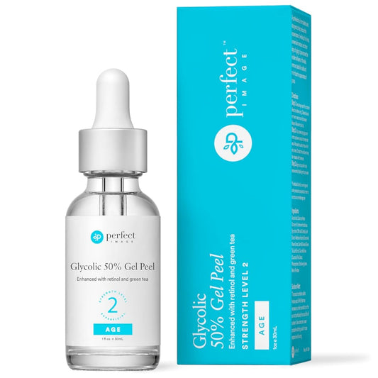Glycolic Acid 50% Gel Peel - Enhanced with Retinol & Green Tea Extract (Professional Skin Peel)1 ounce