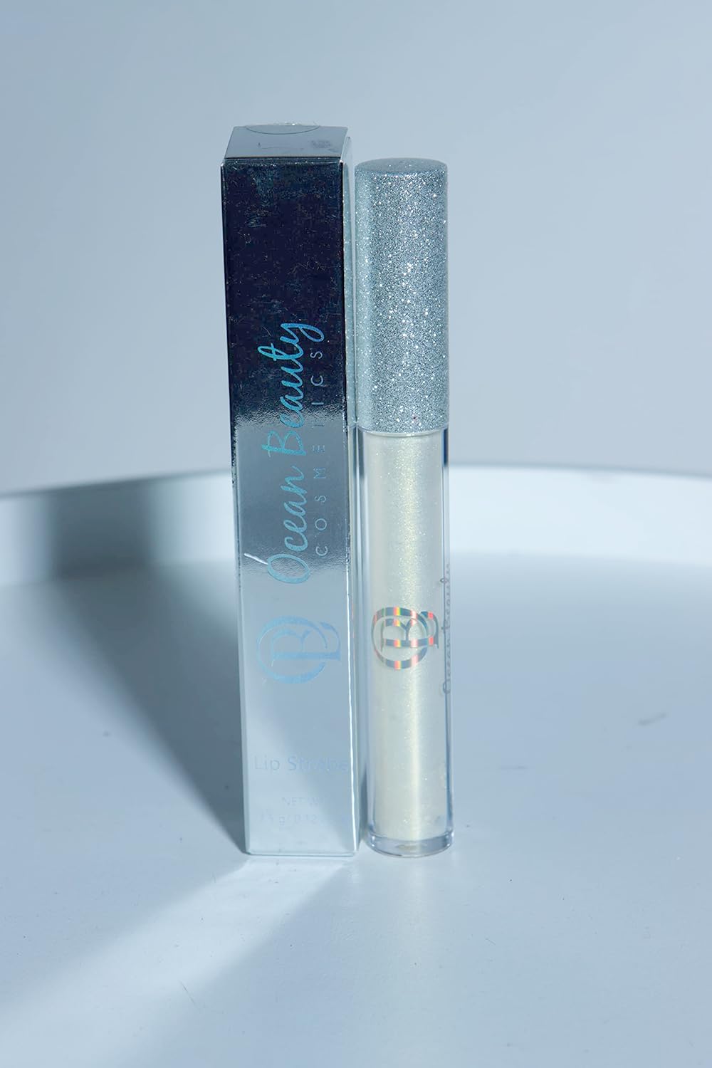 Ocean Beauty Cosmetics Lip Lustre Glossier Lip Gloss Long Lasting Lacquer 4g/ 0.14oz - Luxe Color Liquid Lip Gloss | Goldy