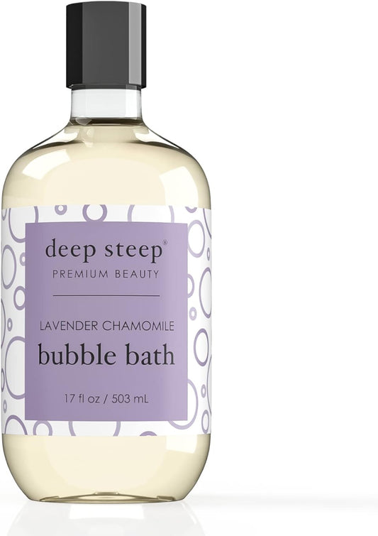 Deep Steep Bubble Bath, 17 oz (Lavender Chamomile)