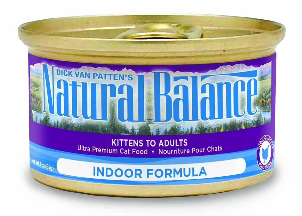 Natural Balance Pet Foods Indoor Formula Canned Cat Wet Food 5.5 oz 24 Pack