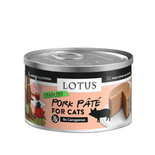 Lotus Cat Pate Grain Free Pork 2.75Oz