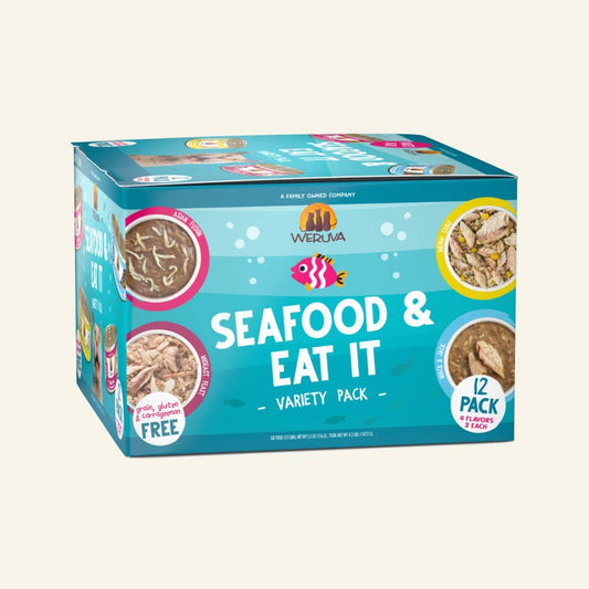 Weruva Cat Seafood and Eat It! Variety Pack 5.5oz. (Case Of 12)