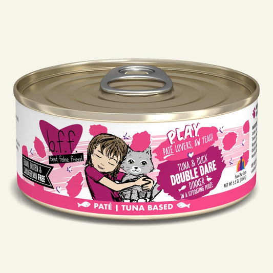 BFF Cat Play Tuna and Duck Double Dare Dinner 5.5oz. (Case Of 8)