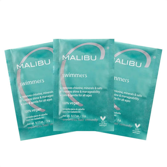 Malibu C Swimmers Wellness Hair Remedy - Prevents and Protects Hair Discoloration from Chlorine & Pool Elements - Hydrating Vitamin C Complex for Healthier Hair