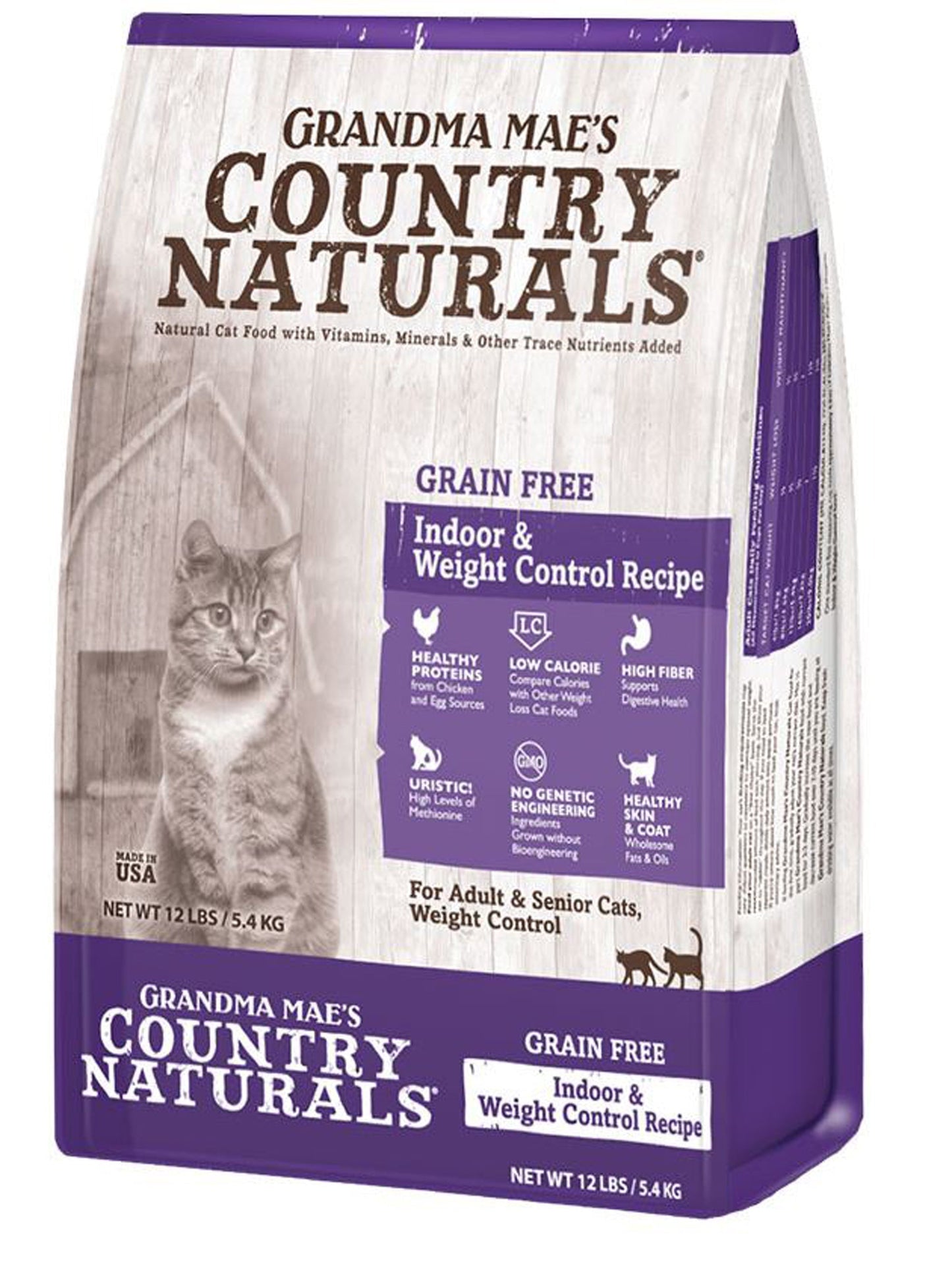 Grandma Maes Country Naturals Cat Duck Meal Recipe for Cats and Kittens 12lbs.