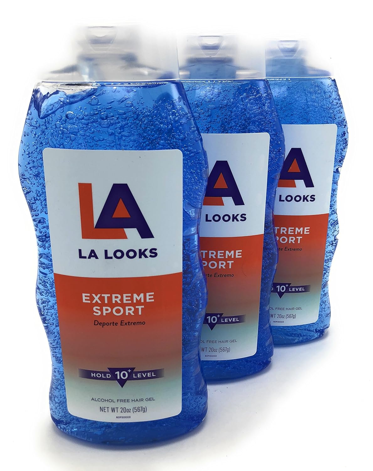 L.A. LOOKS SPORT XTRME HLD GEL 20 OZ (Pack of 3)