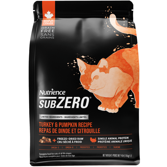 Nutrience Grain Free SubZero Turkey & Pumpkin Limited Ingredient Cat Food