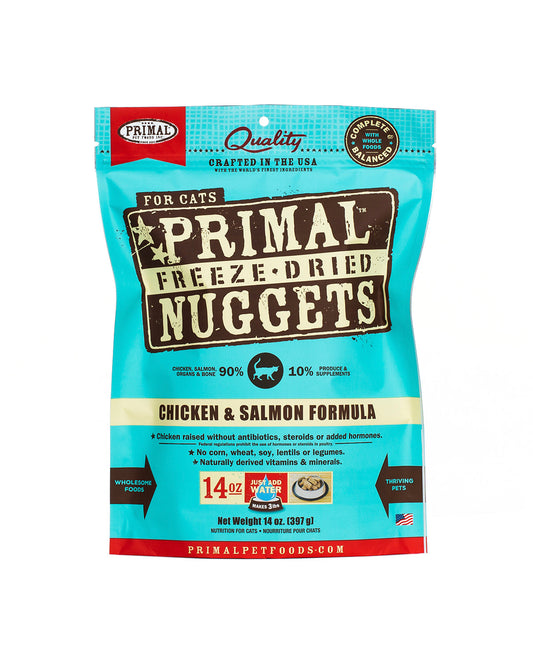Feline Chicken & Salmon Formula Freeze-Dried Nuggets
