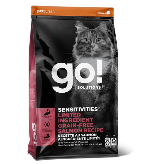 GO! SENSITIVITIES Limited Ingredient Grain Free Salmon Recipe For Cats