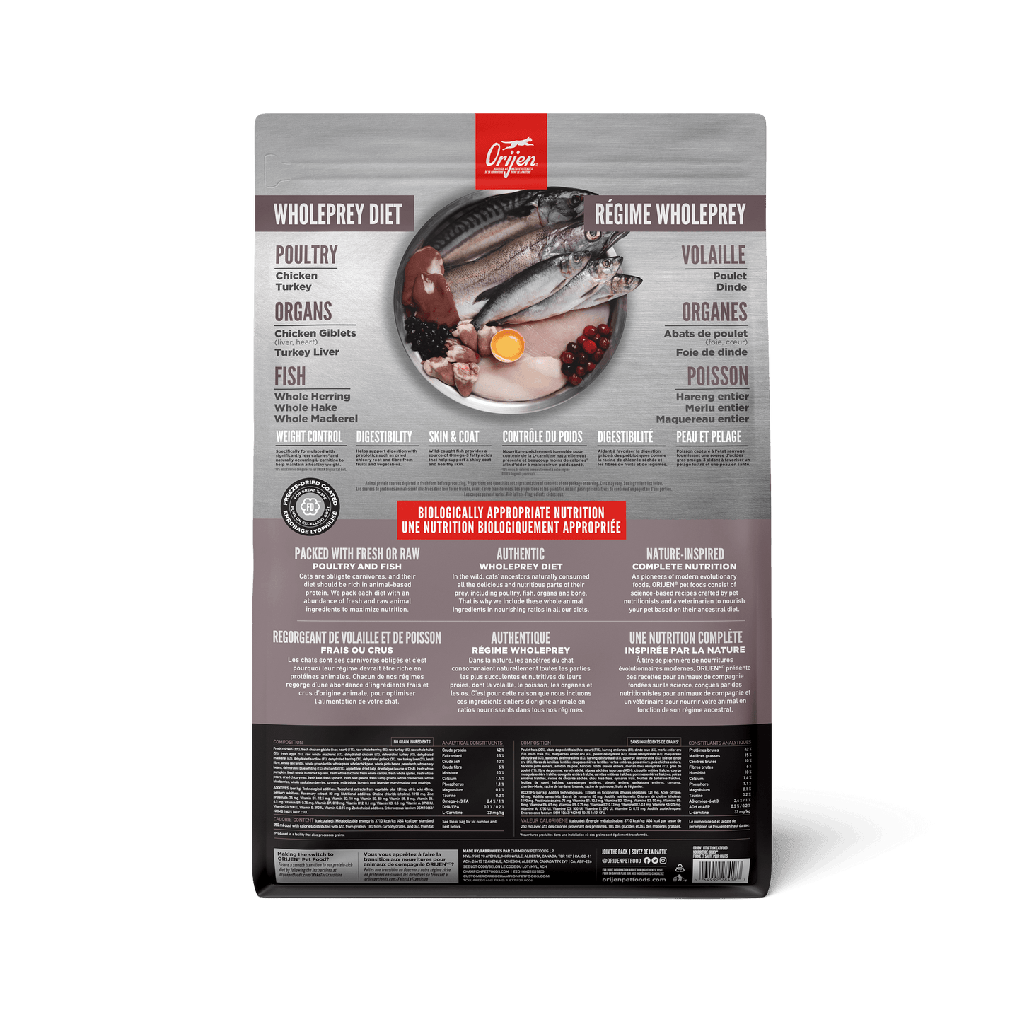 Orijen Fit & Trim Dry Cat Food Recipe