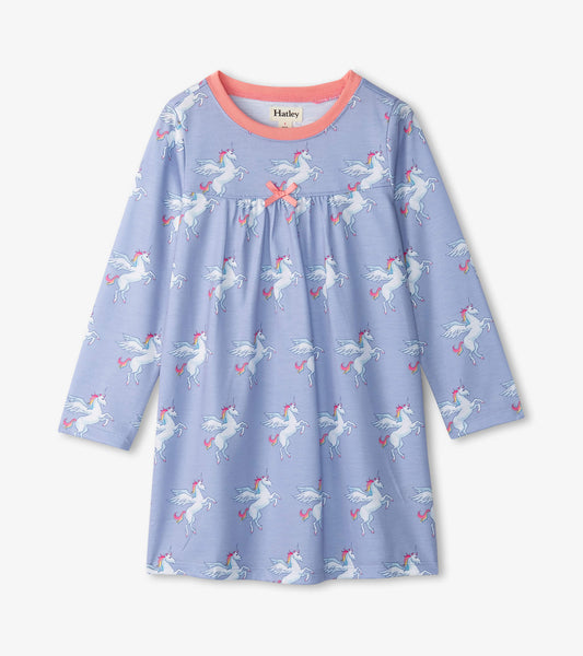 Hatley Rainbow Pegasus Long Sleeve Nightdress