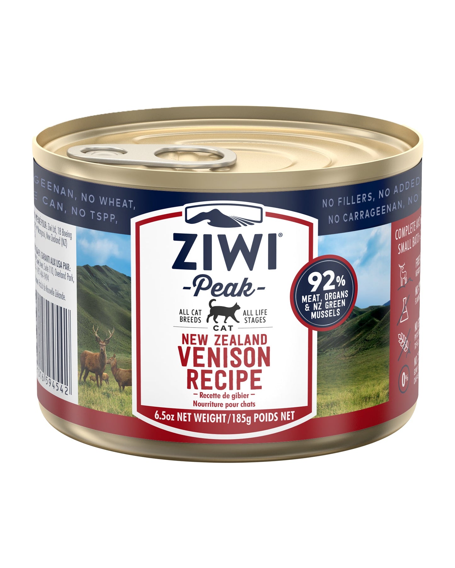 Wet Venison Recipe for Cats - Case of 12