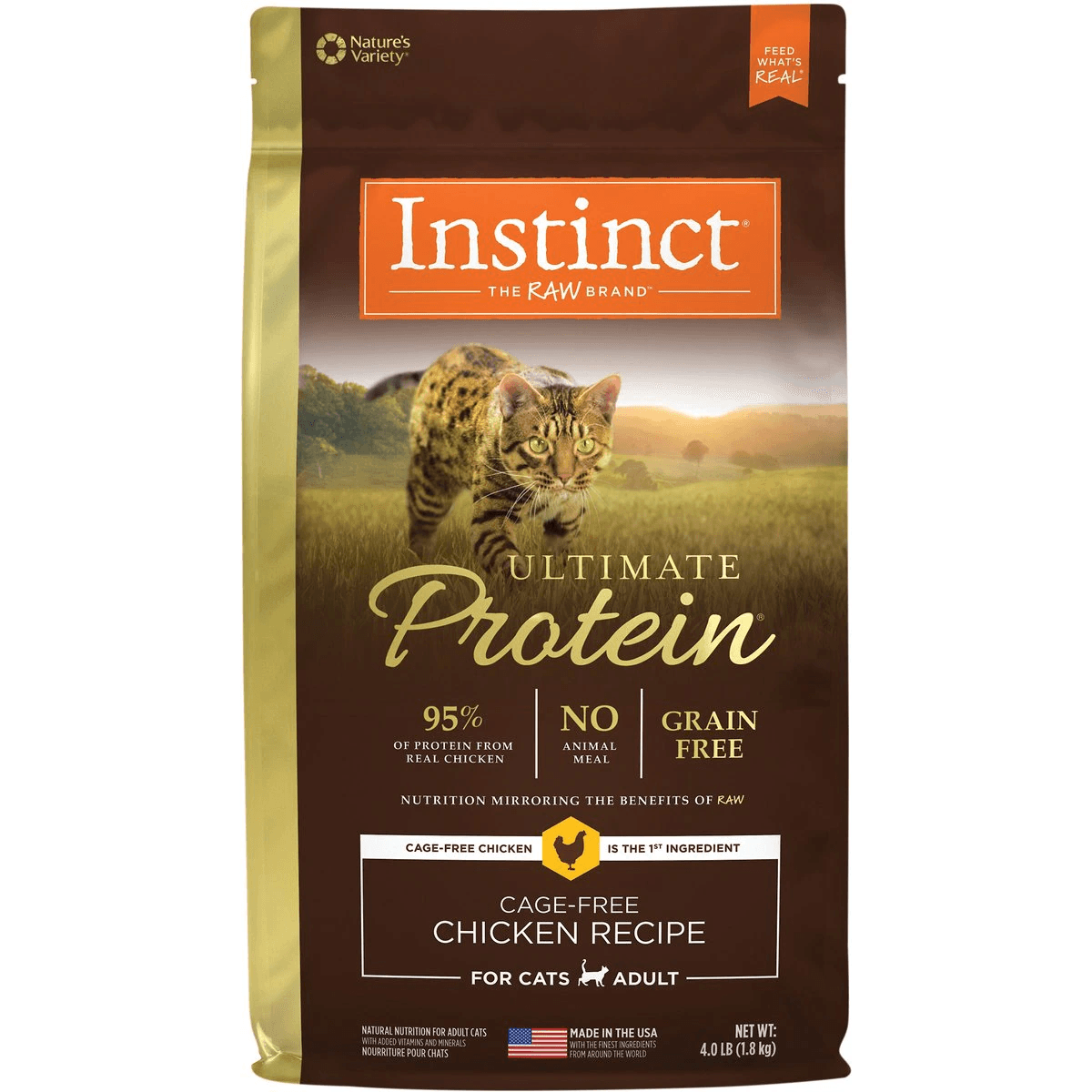 Instinct Ultimate Protein Grain-Free Cage-Free Chicken Recipe Dry Cat Food