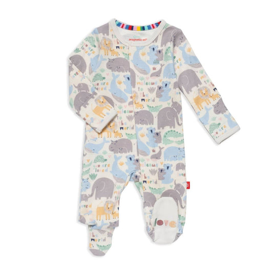 Magnetic Me Little Lovin Organic Cotton Magnetic Parent Favorite Footie